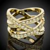 แหวน 18K Gold ประดับคริสตัล Swarovski แท้