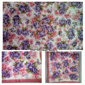 ขาย Lancel vintage handkerchief - ผ้าเช็ดหน้าแบรนด์เนมแท้