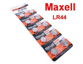 ถ่านกระดุม Maxell LR44 1.5V Alkaline Button Cell Battery A76 303 357 L1154 AG13 SR44