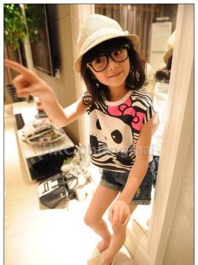 เสื้อยืดลายหมีแพนด้า