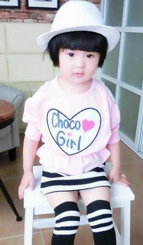 ชุดเซทสาวน้อยลาย CHOCO Girl สินค้าพร้อมส่งค่ะ  ^__^