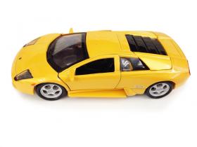 ขาย โมเดลรถเหล็ก lamborghini murcielago 1:24 สีเหลือง