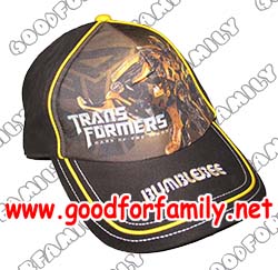 หมวกแก๊ป Trans Formers Bumblebee สีดำ ทรานฟอร์เมอร์ บัมเบอร์บี หมวกเด็ก หมวกแคป หมวกแค๊ป หมวกผ้า หมวกกันแดด CAP รหัส captfm001