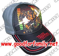 หมวกแก๊ป Transformers Dark of the moon สีเทา ทรานฟอร์เมอร์ หมวกเด็ก หมวกแคป หมวกแค๊ป หมวกผ้า หมวกกันแดด CAP รหัส captfm006