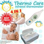 ปรอทวัดอุณหภูมิทางหู ดิจิตอล Baby & Kiz Thermo Care 4 in 1