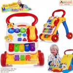รถเรียนรู้การหัดเดิน ผลักเดินได้ Music baby walker