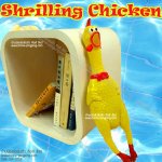 ไก่กระต๊ากๆ  มือบีบ "The Shrilling Chicken"