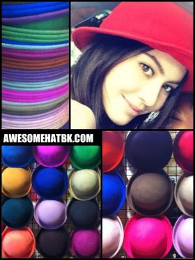 หมวกทรงชาลี(wool)
