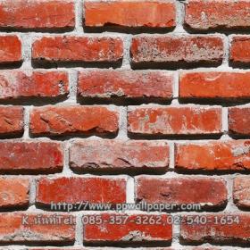 ขายวอล PPWALL BIG STONE 001วอลเปเปอร์ลายอิฐแดง