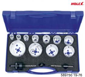 ขาย Holex 589750 19-76 Hole saw set 19-76 mm