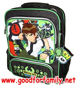 กระเป๋าเป้เด็ก Ben10 Going HERO 16 นิ้ว สีดำ เบนเทน เบ็นเท็น กระเป๋าสะพายหลัง กระเป๋านักเรียน กระเป๋าเด็ก รหัส bckpckben169