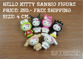 Kitty โมเดลคิตตี้ ชุดSanrio 6 ตัว