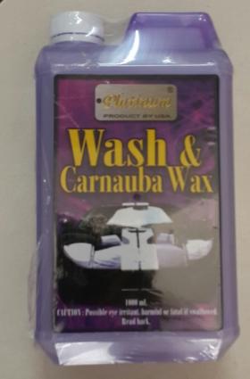 แชมพูล้างรถผสมแว็กซ์แพลตทินั่ม Shampoo platinum & carnauba wax