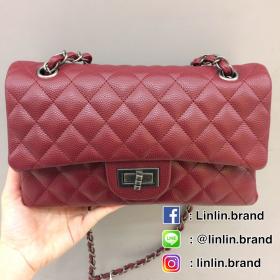 C Classic ขนาด 10 นิ้ว PU Premium สี Burgundy