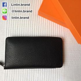 Black Zippy wallet - กระเป๋าหนังวัวแท้ 100% สุดนุ่ม
