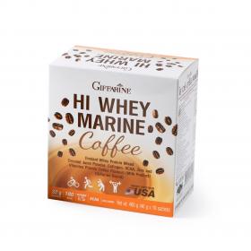 กิฟฟารีน ไฮ เวย์ มารีน คอฟฟี่  1กล่อง มี 10 ซอง Giffarine Hi Whey Marine Coffee 