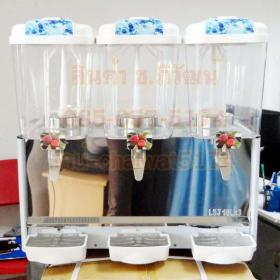 เครื่องจ่ายน้ำผลไม้3โถ โถละ18ลิตร